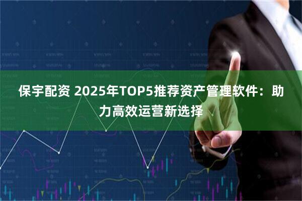 保宇配资 2025年TOP5推荐资产管理软件：助力高效运营新选择